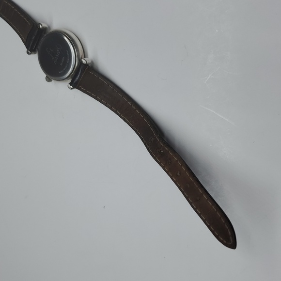 Vintage Fossil ES8646 Watch Black Leather Band - Picture 6 of 12